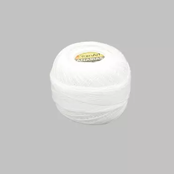 Пряжа YarnArt 'Canarias' 20гр 203м (100% мерсеризированный хлопок) (1000 белоснежный)