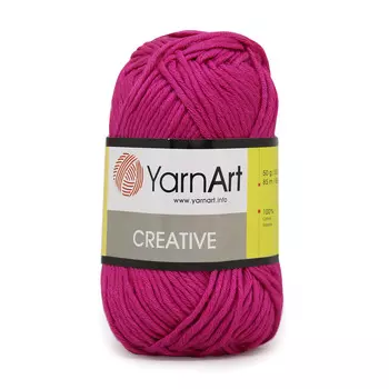 Пряжа YarnArt 'Creative' 50гр 85м (100% хлопок) (243 малиновый)