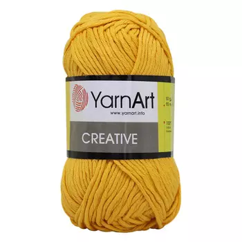 Пряжа YarnArt 'Creative' 50гр 85м (100% хлопок) (228 желтый)