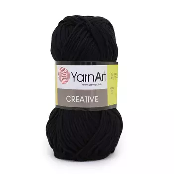 Пряжа YarnArt 'Creative' 50гр 85м (100% хлопок) (221 черный)