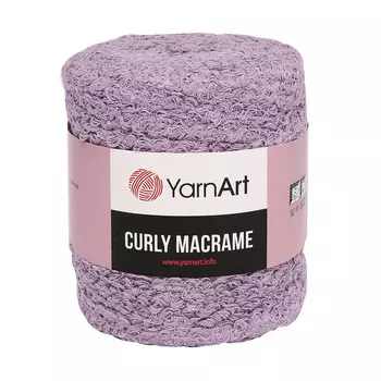 Пряжа YarnArt 'Curly Macrame' 500гр 195м (60% хлопок, 40% вискоза и полиэстер) (765 фиолетовый)