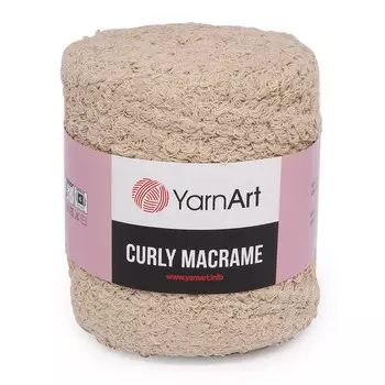 Пряжа YarnArt 'Curly Macrame' 500гр 195м (60% хлопок, 40% вискоза и полиэстер) (753 бежевый)