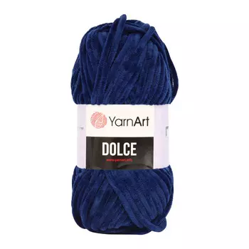 Пряжа YarnArt 'Dolce' 100гр 120м (100% микрополиэстер) (756 темно-синий)