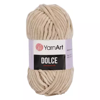 Пряжа YarnArt 'Dolce' 100гр 120м (100% микрополиэстер) (771 кремовый)