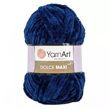 Пряжа YarnArt 'Dolce Maxi' 200гр 70м (100% микрополиэстер) (756 т-синий)