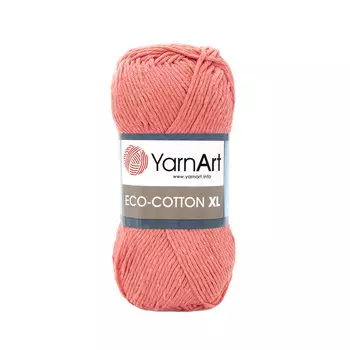 Пряжа YarnArt 'Eco Сotton XL' 200гр 220м (85% хлопок, 15% полиэстер) (779 оранжевый)