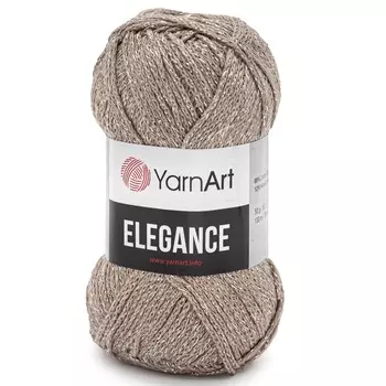Пряжа YarnArt 'Elegance' 50гр 130м (88% хлопок, 12% металлик) (121розовая дымка)
