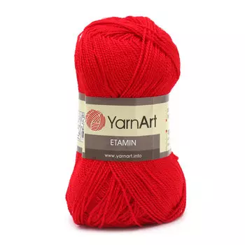 Пряжа YarnАrt 'Etamin' 30гр 180м (100% акрил) (434 красный)