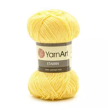 Пряжа YarnАrt 'Etamin' 30гр 180м (100% акрил) (461 желтый)
