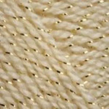 Пряжа YarnArt 'Gold' 100гр. 400м. (92%акрил, 8%метанит) (9000 суровый)