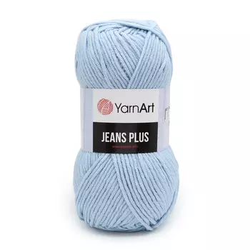 Пряжа YarnArt 'Jeans Plus' 100гр 160м (55% хлопок, 45% полиакрил) (75 голубой)