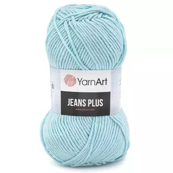 Пряжа YarnArt 'Jeans Plus' 100гр 160м (55% хлопок, 45% полиакрил) (76 бирюза)