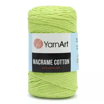 Пряжа YarnArt 'Macrame Cotton' 250гр 225м (80% хлопок, 20% полиэстер) (755 св-зеленый)