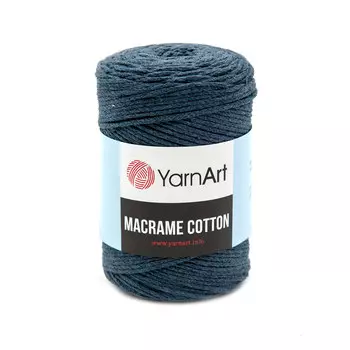 Пряжа YarnArt 'Macrame Cotton' 250гр. 225м (80% хлопок, 20% полиэстер) (761 джинсовый)