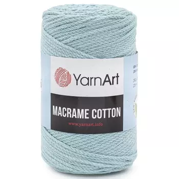 Пряжа YarnArt 'Macrame Cotton' 250гр 225м (80% хлопок, 20% полиэстер) (775 холодный мятный)