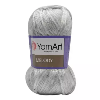 Пряжа YarnArt 'Melody' 100гр 230м (9% шерсть, 21% акрил, 70% полиамид) (881 серебро)