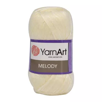 Пряжа YarnArt 'Melody' 100гр 230м (9% шерсть, 21% акрил, 70% полиамид) (880 молочный)