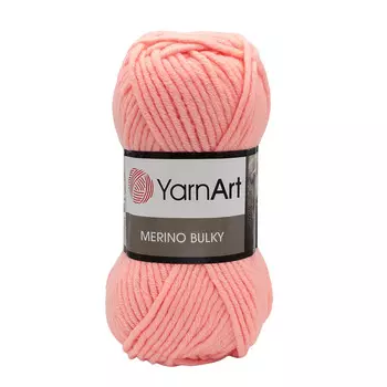 Пряжа YarnArt 'Merino Bulky' 100гр 100м (30% шерсть, 70% акрил) (565 персик)