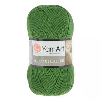 Пряжа YarnArt 'Merino de Lux' 100гр 280м (50% шерсть, 50% акрил) (98 бледно-зеленый)