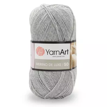 Пряжа YarnArt 'Merino de Lux' 100гр 280м (50% шерсть, 50% акрил) (0282 серый)