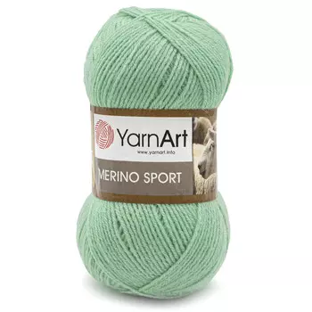 Пряжа YarnArt 'Merino Sport' 100гр 400м (50% шерсть, 50% акрил) (778 мятный)