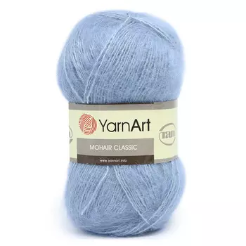 Пряжа YarnArt 'Mohair' 100гр 220м (70% мохер, 30% акрил) (107 серо-голубой)