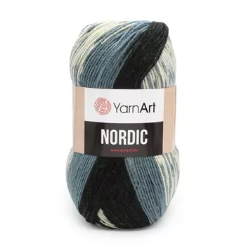 Пряжа YarnArt 'Nordic' 150гр 510м (20% шерсть, 80% акрил) (650 меландж)