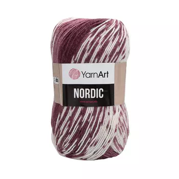 Пряжа YarnArt 'Nordic' 150гр 510м (20% шерсть, 80% акрил) (665 меландж)