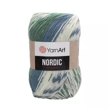 Пряжа YarnArt 'Nordic' 150гр 510м (20% шерсть, 80% акрил) (654 меландж)
