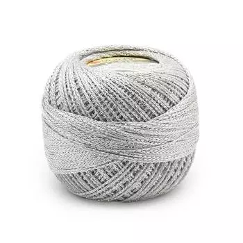 Пряжа YarnArt 'Paris' 50гр, 210м (75%виск., 25%люр) (320 серебро)