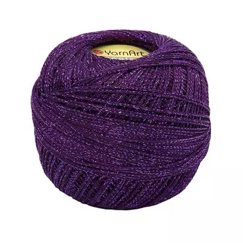 Пряжа YarnArt 'Paris' 50гр 210м (75% вискоза, 25% металлик) (329 фиолетовый)