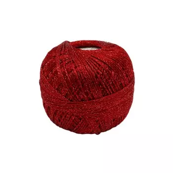 Пряжа YarnArt 'Paris' 50гр, 210м (75%виск., 25%люр) (324 красный)