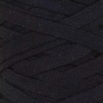 Пряжа YarnArt 'Ribbon' 250гр 125м (60% хлопок, 40% вискоза и полиэстер) (750 черный)