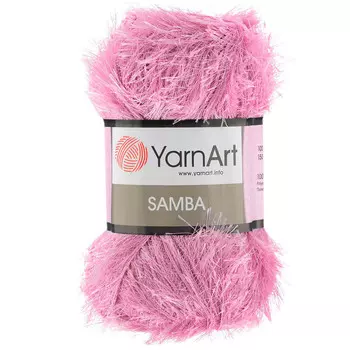 Пряжа YarnArt 'Samba' травка 100гр. 150м.( 100% п/э) (27 лиловый)