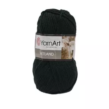 Пряжа YarnArt 'Shetland' 100гр 220м (30% шерсть, 70% акрил) (502 черный)