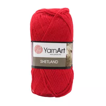 Пряжа YarnArt 'Shetland' 100гр 220м (30% шерсть, 70% акрил) (507 красный)