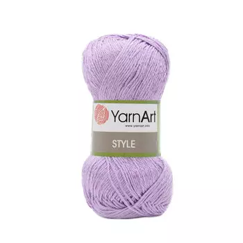 Пряжа YarnArt 'Style' 50гр 185м (67% хлопок, 33% вискоза) (674 фиолетовый)