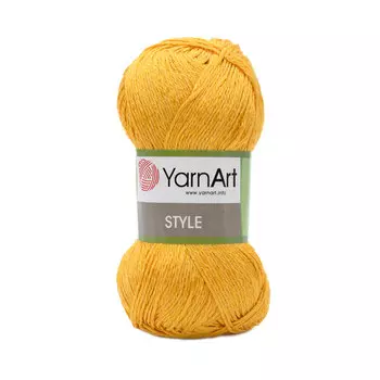 Пряжа YarnArt 'Style' 50гр 185м (67% хлопок, 33% вискоза) (657 оранжевый)