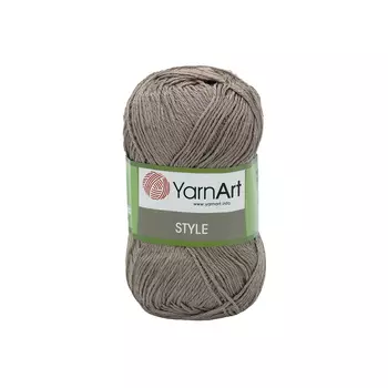 Пряжа YarnArt 'Style' 50гр 185м (67% хлопок, 33% вискоза) (655 св.коричневый)