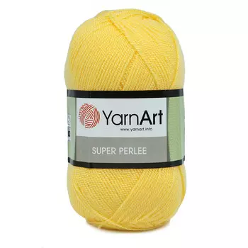 Пряжа YarnArt 'Super Perlee' 100гр 400м (100% акрил) (216 желтый)