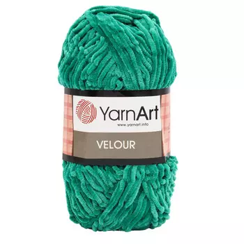 Пряжа YarnArt 'Velour' 100г 170м (100% микрополиэстер) (856 изумрудный)