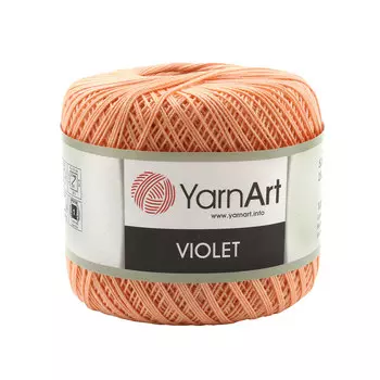 Пряжа YarnArt 'Violet' 50гр 282м (100% мерсеризованный хлопок) (6322 коралл)