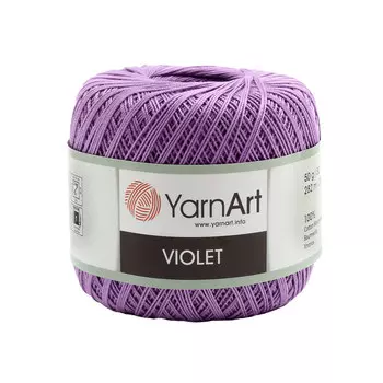 Пряжа YarnArt 'Violet' 50гр 282м (100% мерсеризованный хлопок) (6309 сирень)