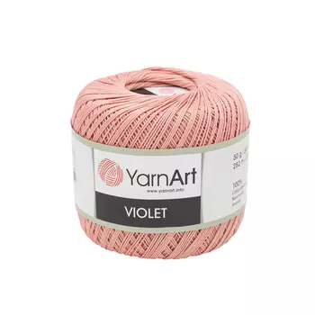 Пряжа YarnArt 'Violet' 50гр 282м (100% мерсеризованный хлопок) (4105 грязно-розовый)