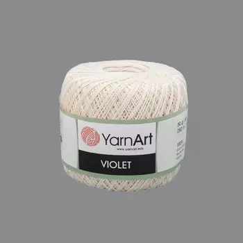 Пряжа YarnArt 'Violet' 50гр 282м (100% мерсеризованный хлопок) (6282 экрю)