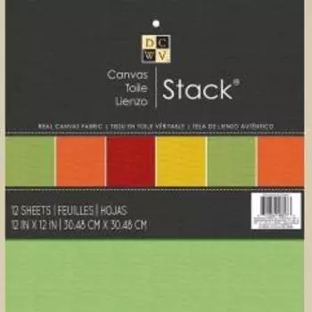 PS-005-00347 Набор бумаги 'CANVAS STACK' 30*30см, 12 листов