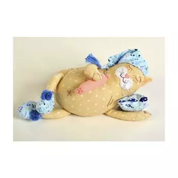 ПСН-902 Набор для изготовления текстильной игрушки 'Кот- Баюн', 21,5 см, 'Перловка'