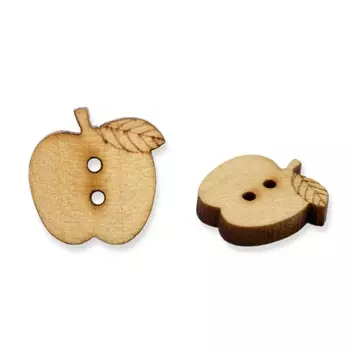 Пуговица 'Большое яблоко' BUTT12569 деревянная