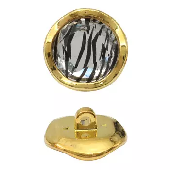 Пуговица CTI 0336 36L (золото/бел.черн.)