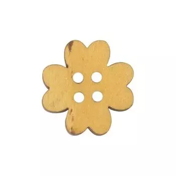 Пуговица 'Цветочек'BUTT14004 деревянная